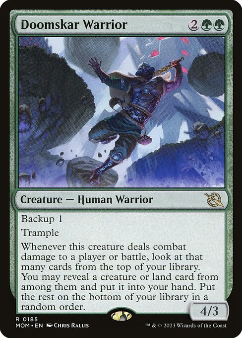 Doomskar Warrior (185) [March of the Machine]