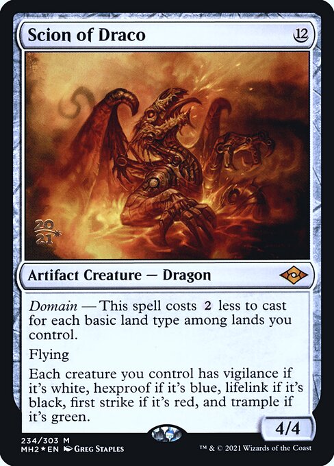 Scion of Draco (234s) [Modern Horizons 2 Promos]