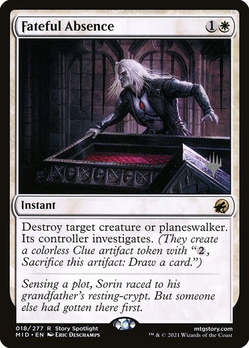 Fateful Absence (18p) [Innistrad: Midnight Hunt Promos]