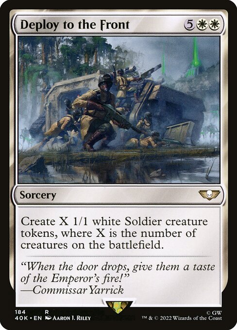 Deploy to the Front (184) [Warhammer 40,000 Commander]