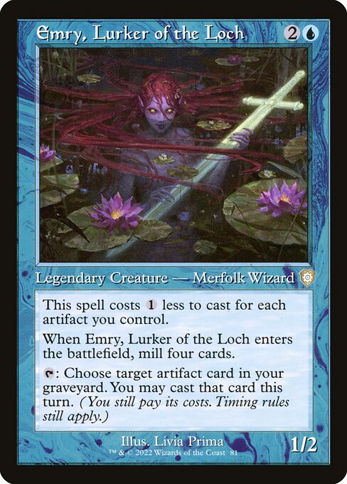 Emry, Lurker of the Loch (81) [The Brothers' War Commander]