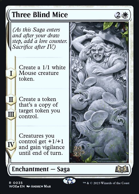 Three Blind Mice (35s) [Wilds of Eldraine Promos]