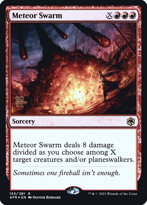 Meteor Swarm (155s) [Adventures in the Forgotten Realms Promos]