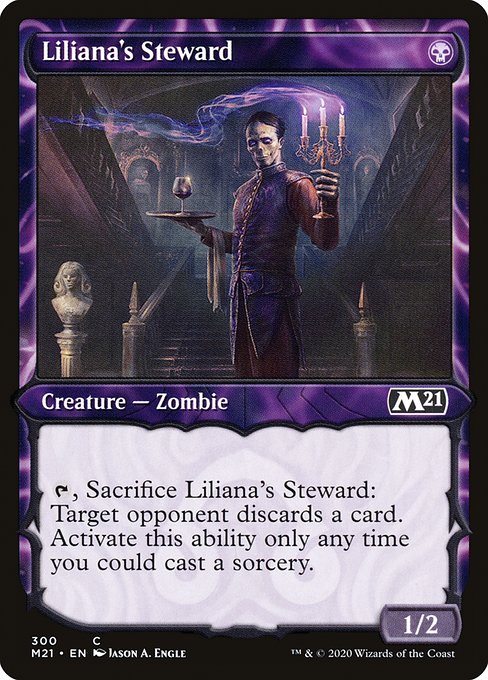 Liliana's Steward (300) [Core Set 2021] [Showcase]