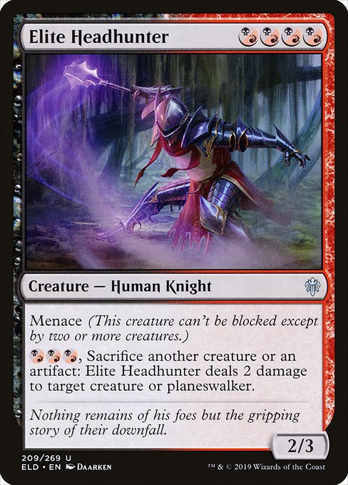 Elite Headhunter (209) [Throne of Eldraine]