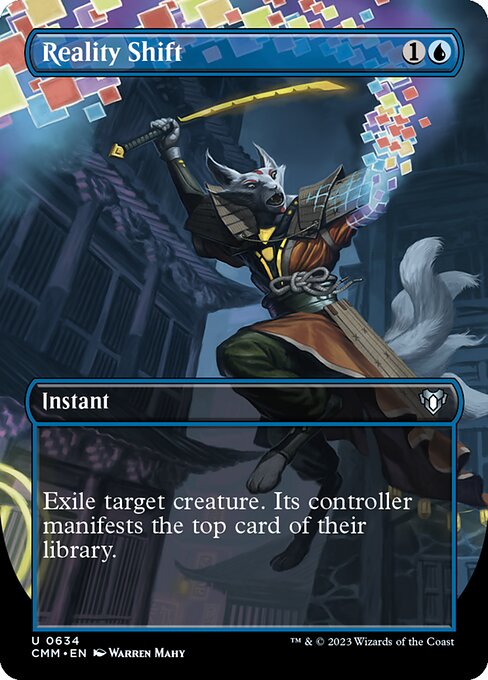 Reality Shift (634) [Commander Masters] [Borderless]
