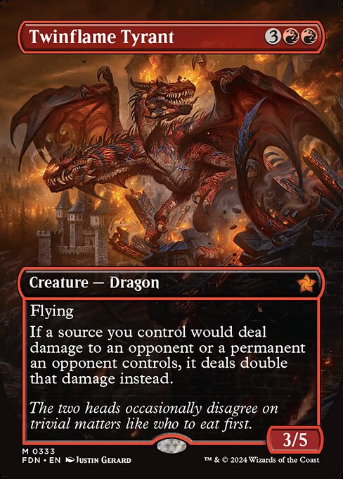 Twinflame Tyrant (333) [Foundations]