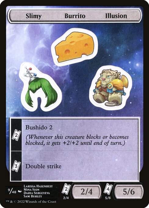 Slimy Burrito Illusion (9) [Unfinity Sticker Sheets]