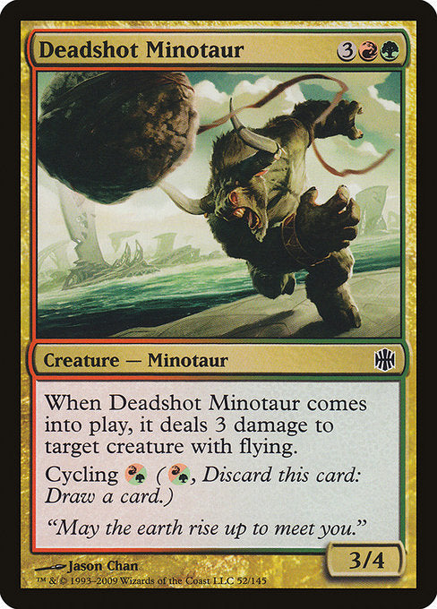 Deadshot Minotaur (52) [Alara Reborn]