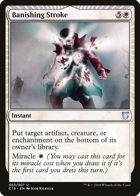 Banishing Stroke (63) [Commander 2018]
