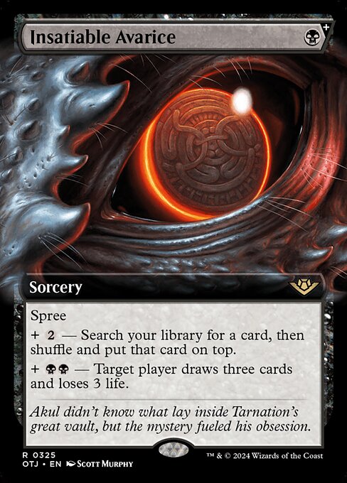 Insatiable Avarice (325) [Outlaws of Thunder Junction]