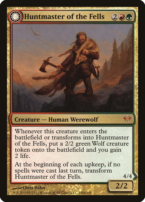 Huntmaster of the Fells // Ravager of the Fells (140) [Dark Ascension]