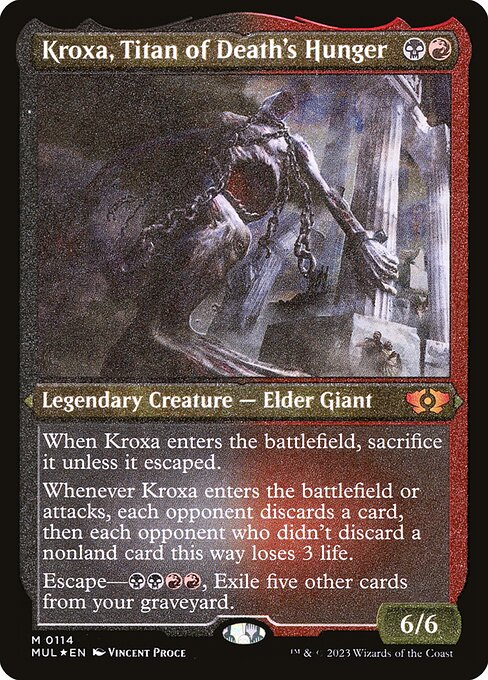 Kroxa, Titan of Death's Hunger (114) [Multiverse Legends]