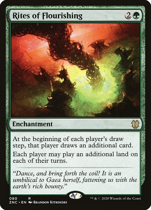 Rites of Flourishing (80) [Zendikar Rising Commander]