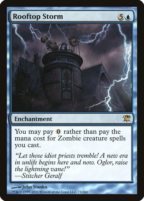 Rooftop Storm (71) [Innistrad]