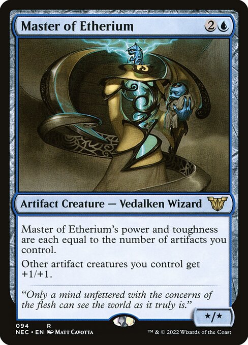 Master of Etherium (94) [Neon Dynasty Commander]