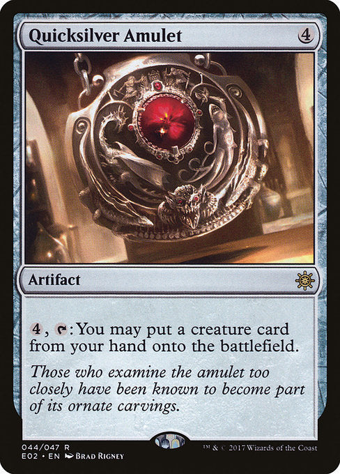 Quicksilver Amulet (44) [Explorers of Ixalan]