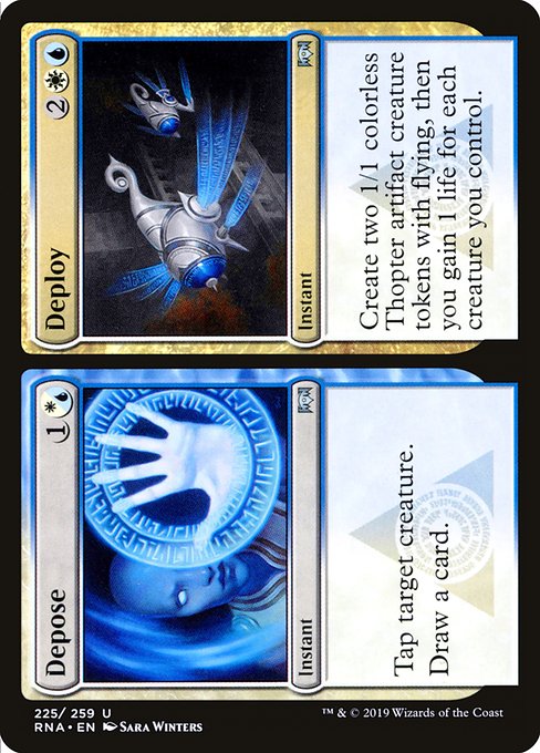 Depose // Deploy (225) [Ravnica Allegiance]