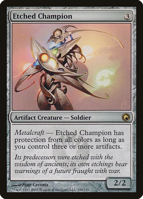 Etched Champion (154) [Scars of Mirrodin]