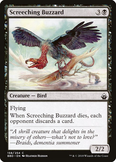 Screeching Buzzard (158) [Battlebond]