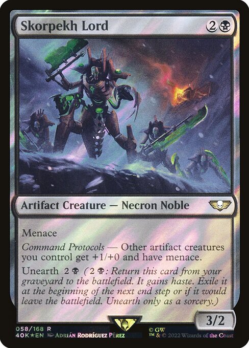 Skorpekh Lord (58★) [Warhammer 40,000 Commander]