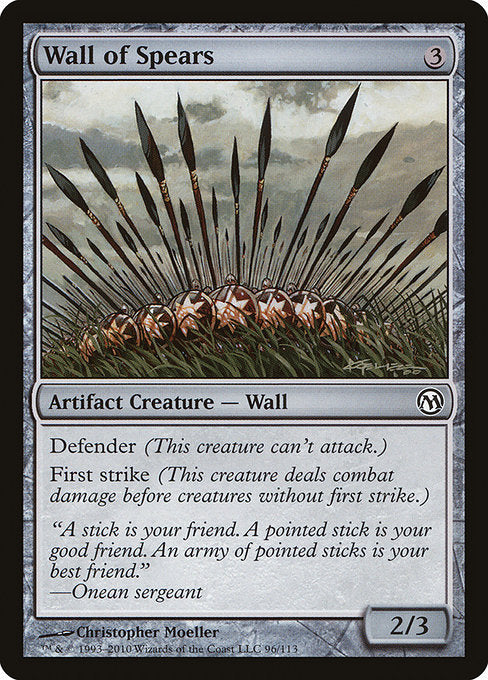 Wall of Spears (96) [Duels of the Planeswalkers]