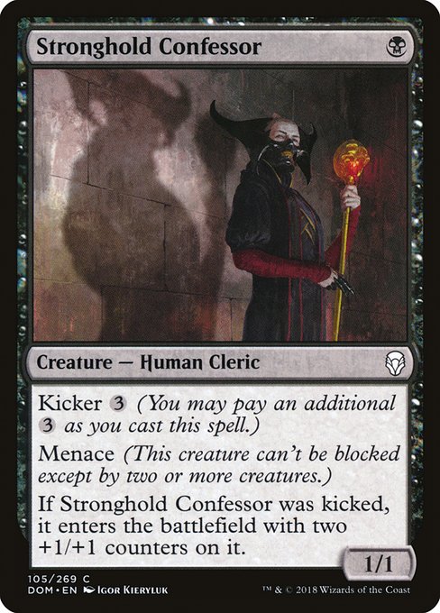 Stronghold Confessor (105) [Dominaria]