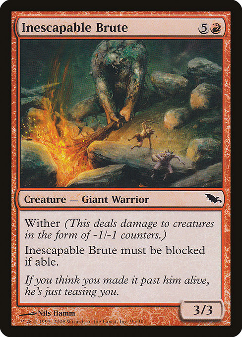 Inescapable Brute (95) [Shadowmoor]