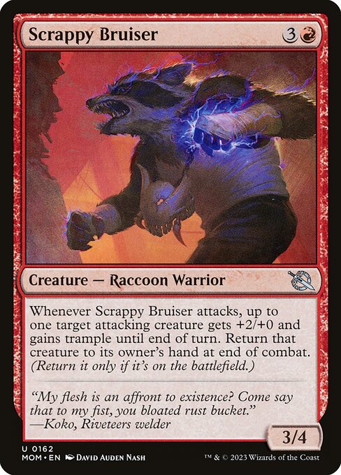 Scrappy Bruiser (162) [March of the Machine]