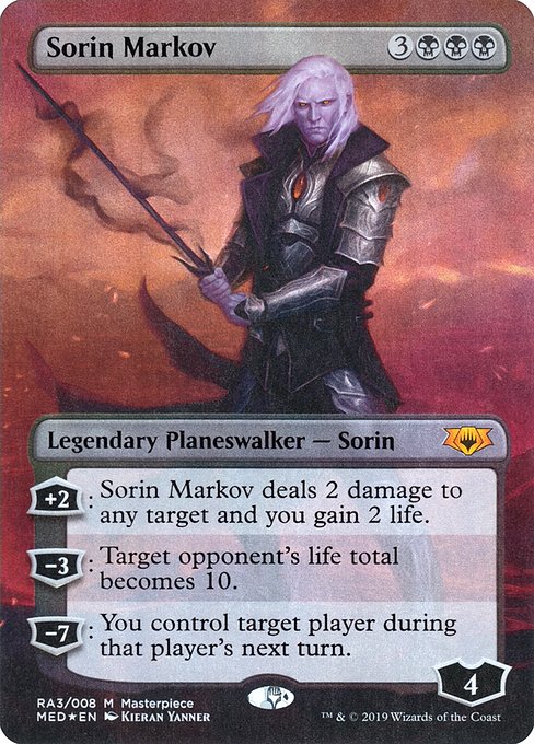 Sorin Markov (RA3) [Mythic Edition] [Borderless]