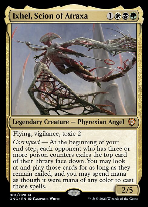 Ixhel, Scion of Atraxa (1) [Phyrexia: All Will Be One Commander]