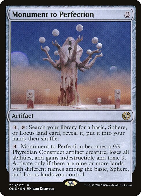 Monument to Perfection (233) [Phyrexia: All Will Be One]