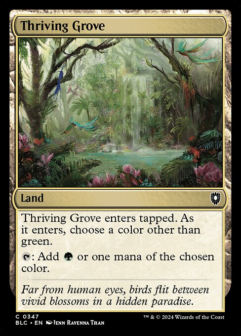Thriving Grove (347) [Bloomburrow Commander]