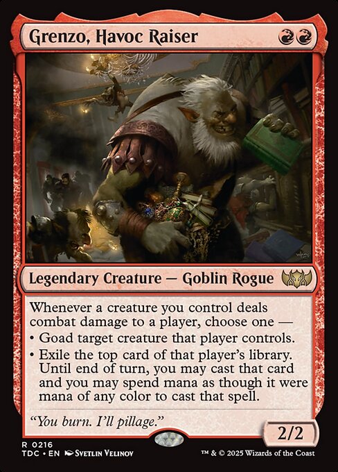 Grenzo, Havoc Raiser (216) [Tarkir: Dragonstorm Commander]