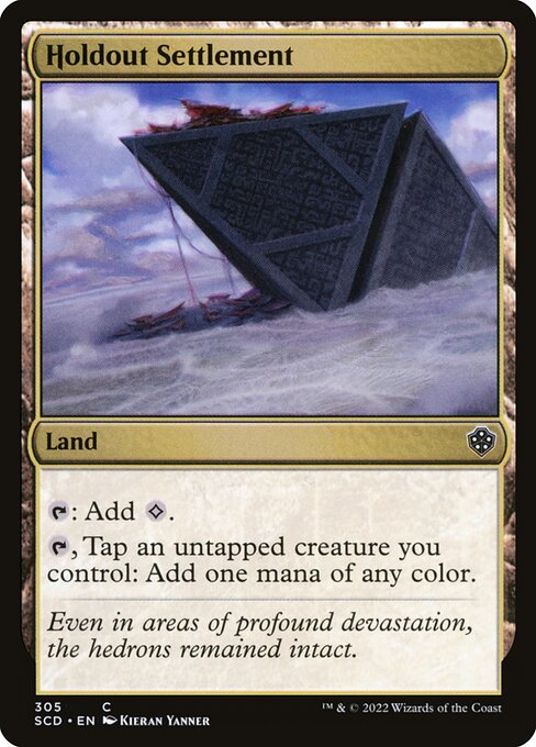 Holdout Settlement (305) [Starter Commander Decks]