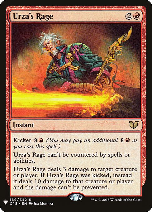 Urza's Rage (C15-169) [The List]