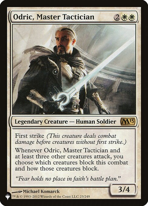 Odric, Master Tactician (M13-23) [The List]