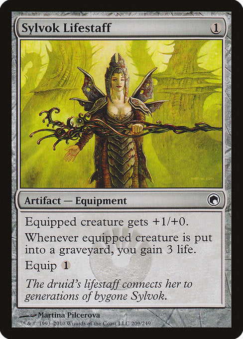 Sylvok Lifestaff (209) [Scars of Mirrodin]
