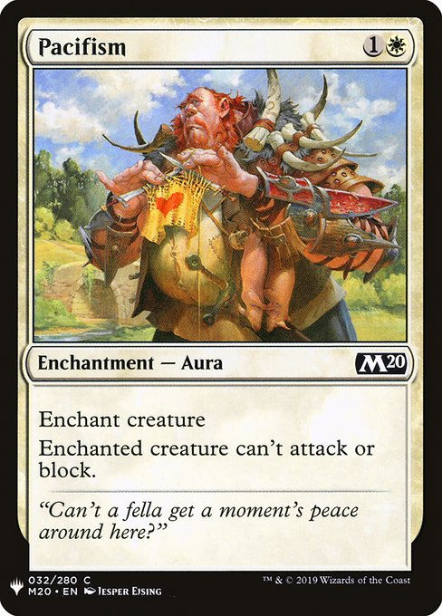 Pacifism (M20-32) [The List]