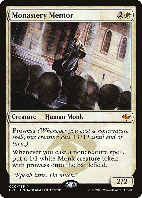 Monastery Mentor (20) [Fate Reforged]