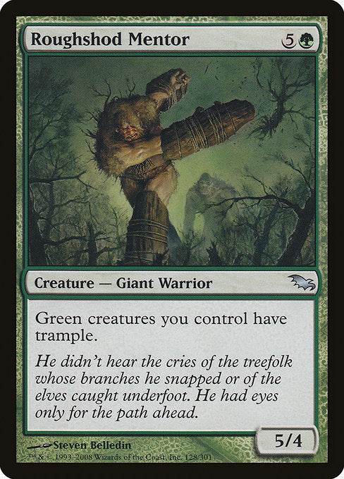 Roughshod Mentor (128) [Shadowmoor]