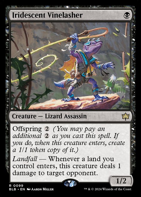 Iridescent Vinelasher (99p) [Bloomburrow Promos]