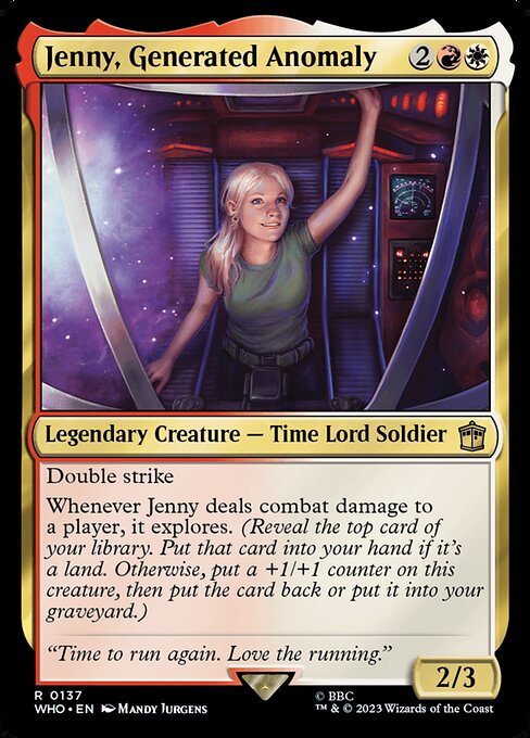 Jenny, Generated Anomaly (137) [Doctor Who]