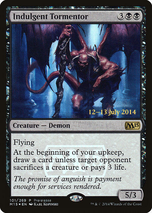 Indulgent Tormentor (101) [Magic 2015 Promos]