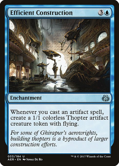 Efficient Construction (33) [Aether Revolt]