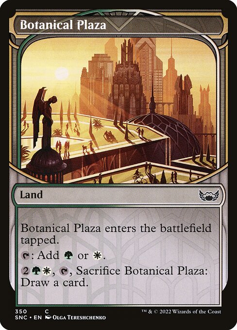 Botanical Plaza (350) [Streets of New Capenna] [Showcase]