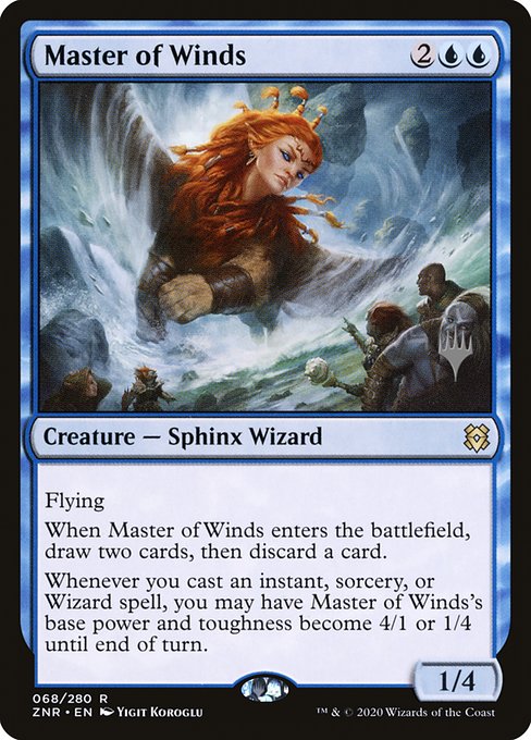 Master of Winds (68p) [Zendikar Rising Promos]