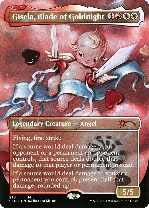 Gisela, Blade of Goldnight (218) [Secret Lair Drop] [Borderless]
