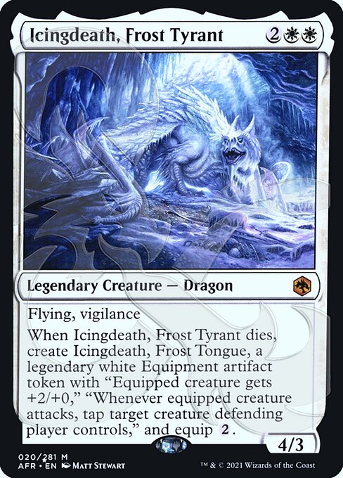 Icingdeath, Frost Tyrant (20a) [Adventures in the Forgotten Realms Promos]