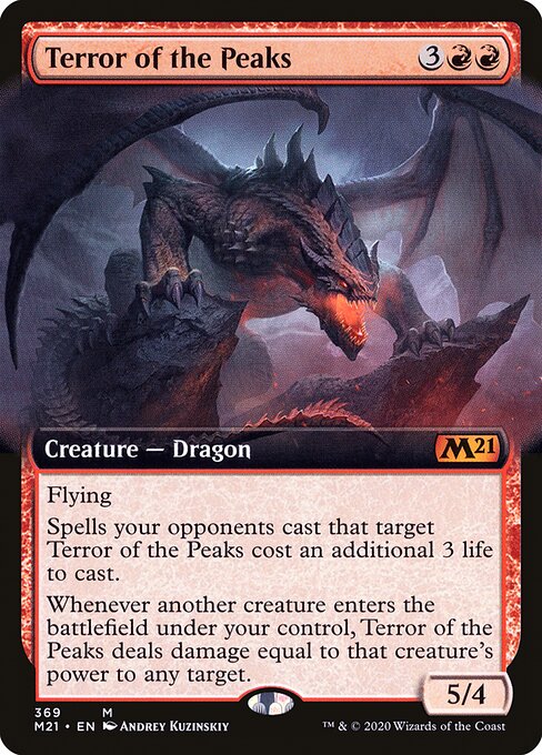 Terror of the Peaks (369) [Core Set 2021] [Extended Art]